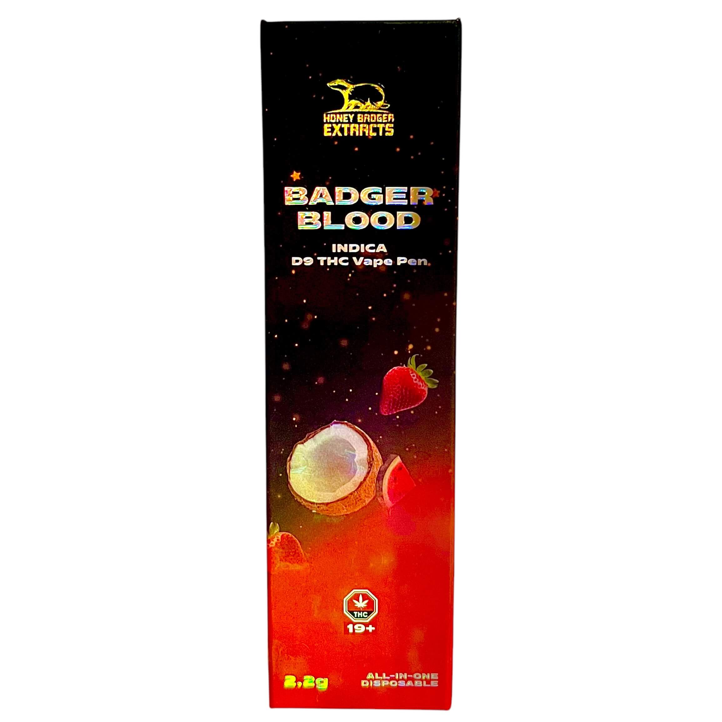 HONEY BADGER VAPE PEN - BADGER BLOOD (2G)
