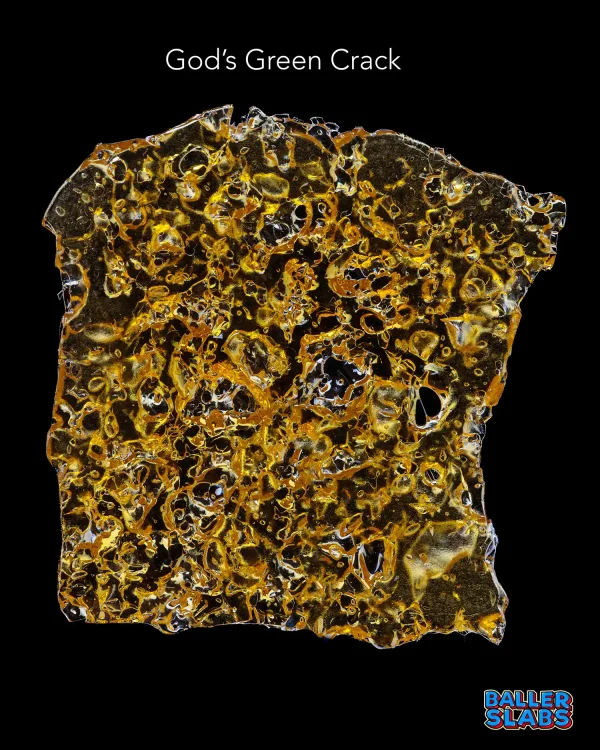 BALLER SLAB SHATTER – GODS GREEN CRACK (5grams)