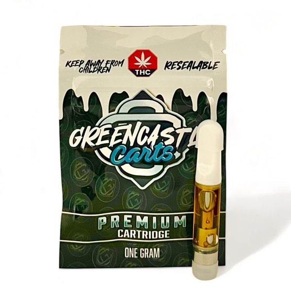 GREEN CASTLE DISTILLATE VAPE CART – STRAWBERRY