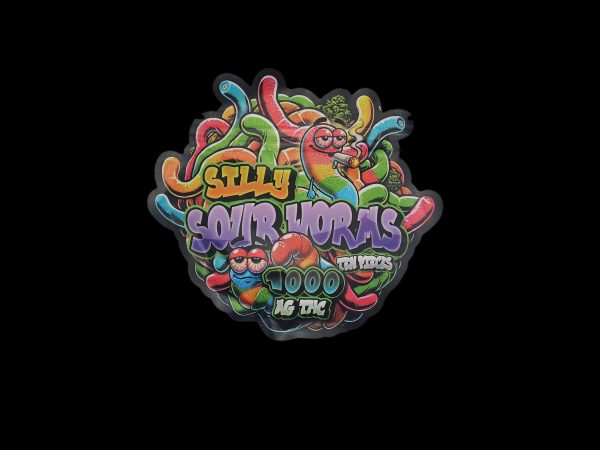 SILLY SOUR WORM 1000MG