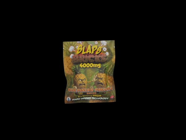 SLAP BRICKS - SOUR PUNCHIN PINEAPPLE 4000MG