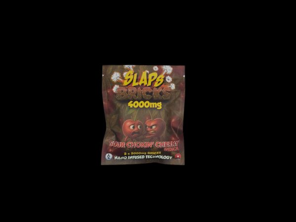 SLAPS BRICKS - SOUR CHOKIN CHERRY 4000MG