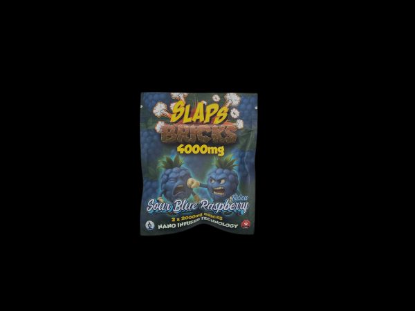 SLAPS BRICKS - SOUR BLUE RASBERRY 4000MG