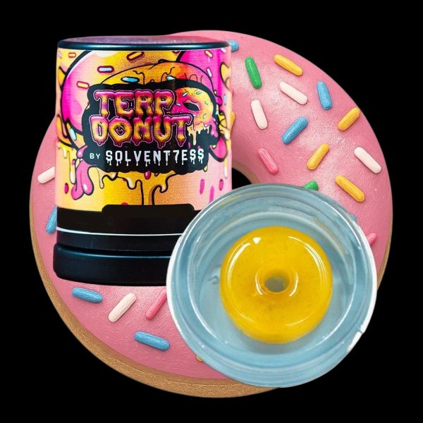 SOLVENTLESS TERP DONUT – K-TRAIN BLACKWATER (2GRAMS)