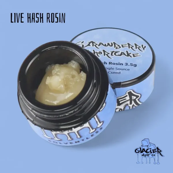 GLACIER MELT CO LIVE HASH ROSIN – CITRUS DREAM (2 GRAM JAR)