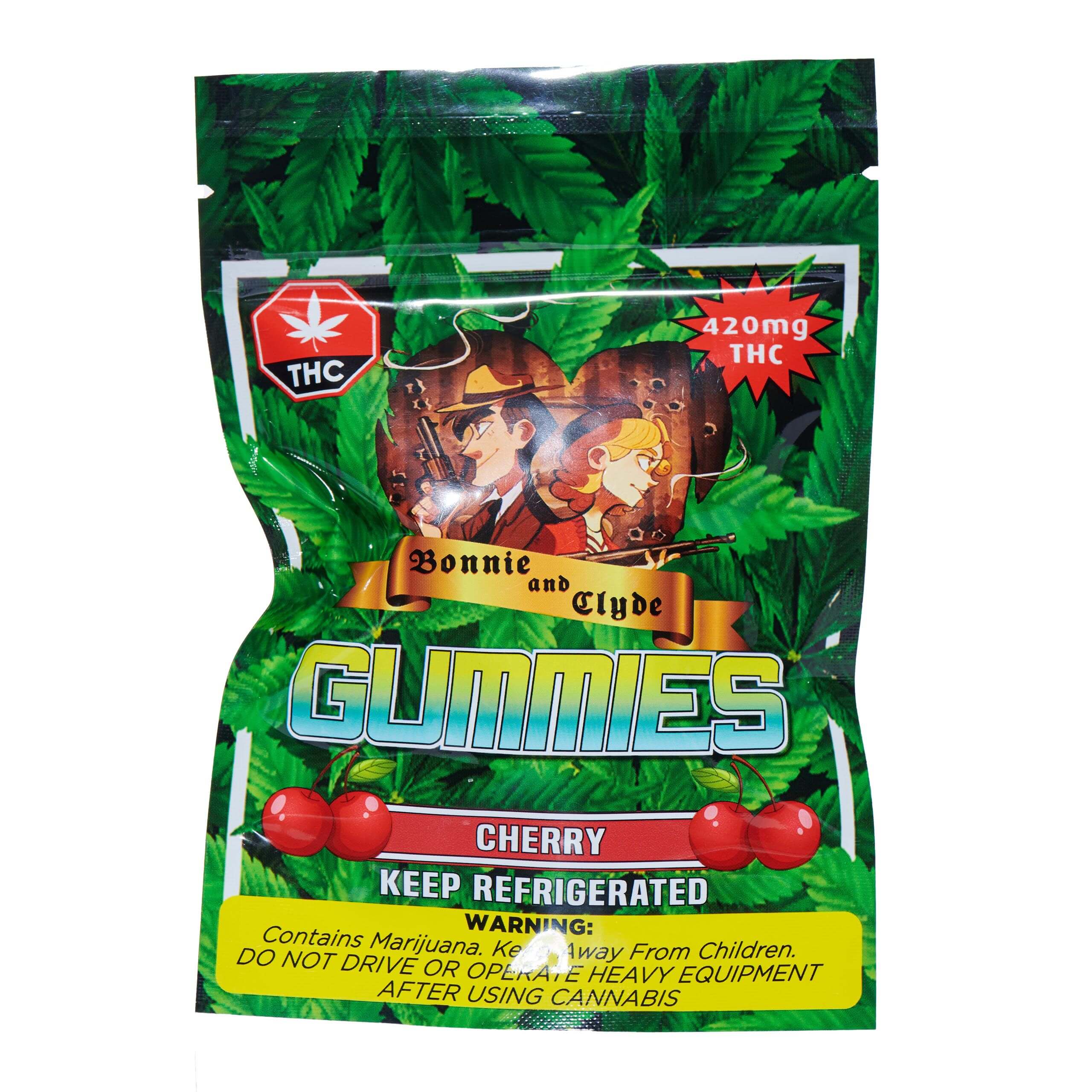 BONNIE & CLYDE GUMMIES – (420-MG-THC) CHERRY