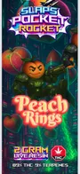 SLAPS POCKET ROCKET - PEACH RINGS (2GRAMS)