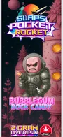 SLAPS POCKET ROCKET - BUBBLEGUM ROCK CANDY (2GRAMS)