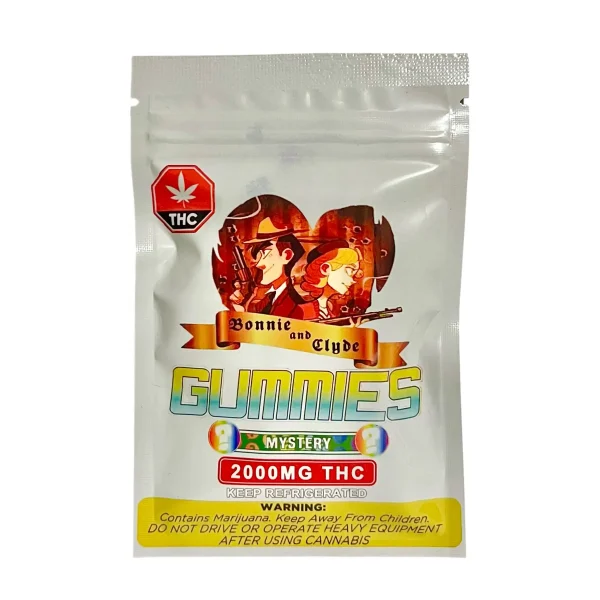 BONNIE & CLYDE GUMMIES – (2000-MG-THC) MYSTERY