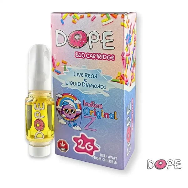 DOPE LIVE RESIN X LIQUID DIAMONDS VAPE CART – ORIGINAL Z (2 GRAM)