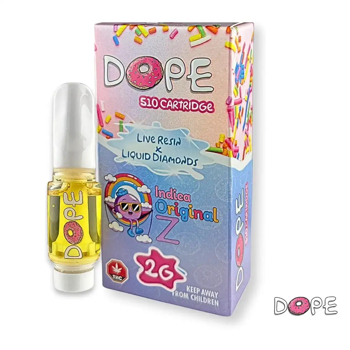 DOPE LIVE RESIN X LIQUID DIAMONDS VAPE CART – ORIGINAL Z (2 GRAM)
