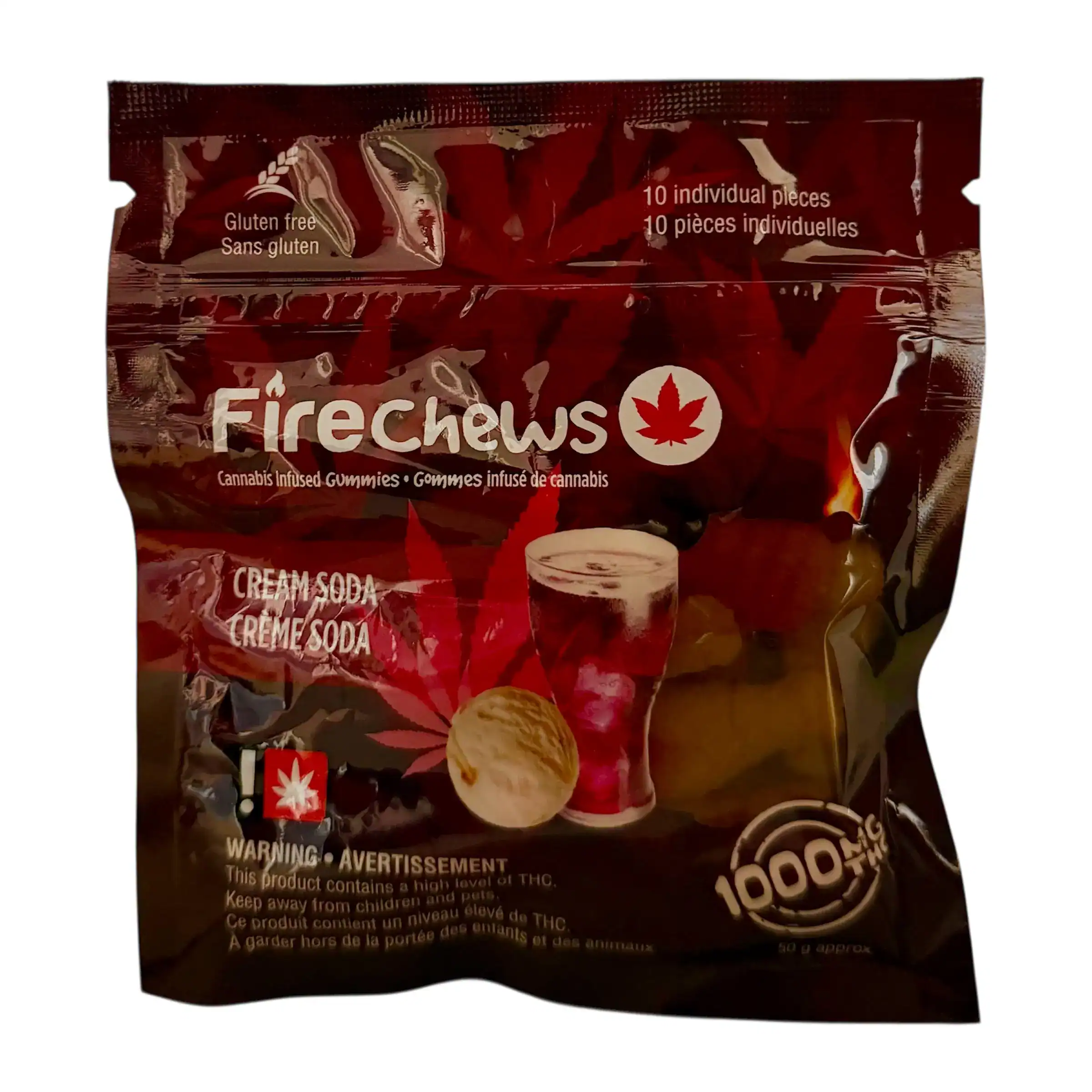 FIRE CHEWS – (1000-MG-THC) CREAM SODA