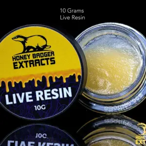 HONEY BADGER LIVE RESIN BALLER JAR – KASHMIR PINE (10 GRAM)