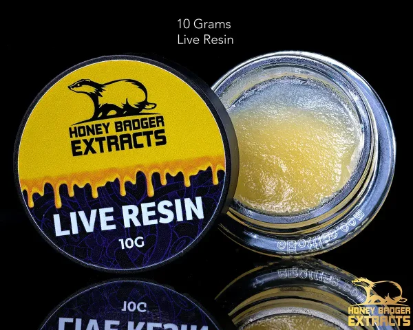HONEY BADGER LIVE RESIN BALLER JAR – GREASE MONKEY (10 GRAM)
