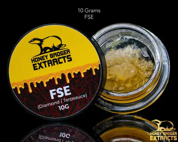 10-Grams-FSE-HB HONEY BADGER FSE BALLER JAR – BLUEBERRY CRUFFIN (10 GRAM)