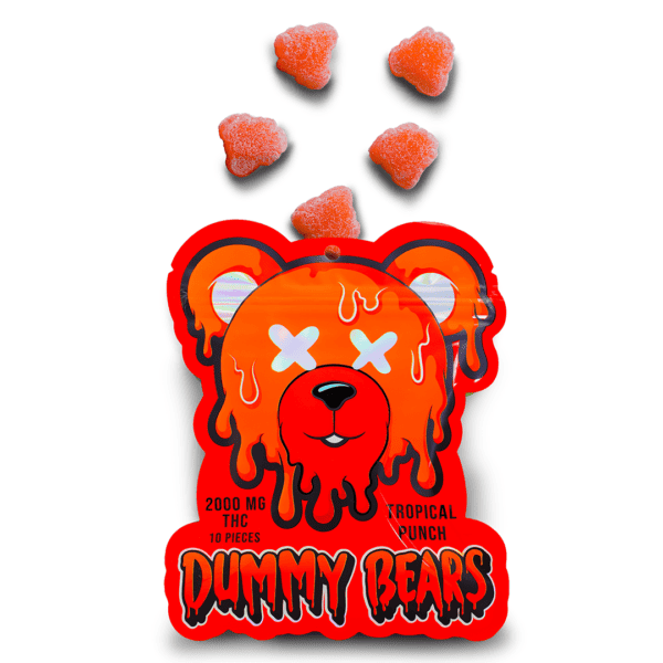dummybear_tropical_punch_2000mg1 DUMMY BEARS GUMMYS (2000-MG-THC) – TROPICAL PUNCH