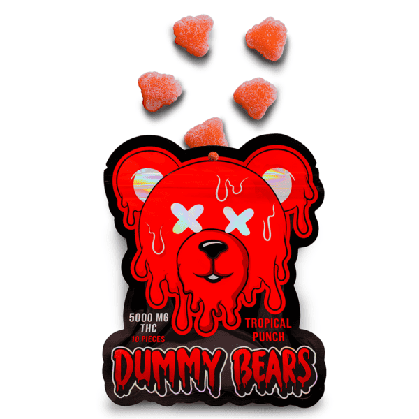 dummybear_tropical_punch_5000mg1 DUMMY BEARS GUMMYS (5000-MG-THC) – STRAWBERRY WATERMELON